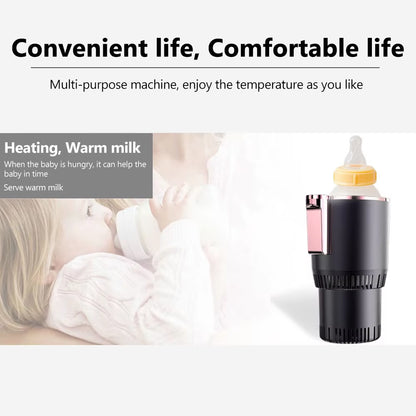 1Pc Car Smart Hot and Cold Cup Drinks Holders Digital Temperature Display Drink Cup Warmer Cooler for Home Office